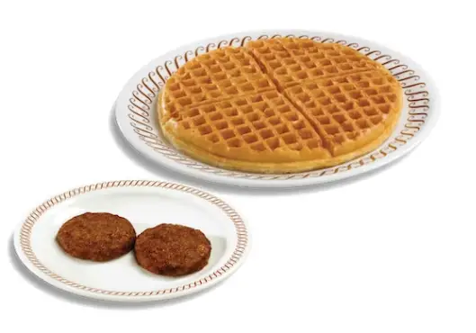 WAFFLE with a SIDE OF MEAT