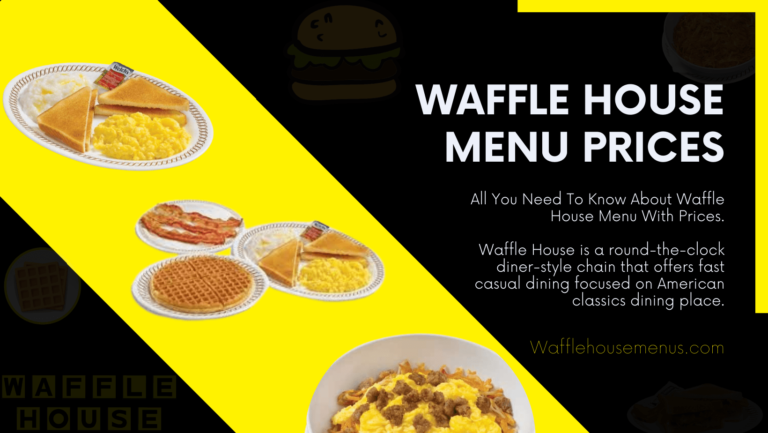 Waffle House Menu Nutrition