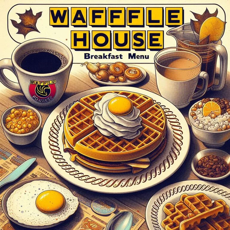Waffle House Breakfast, Waffle House menu price