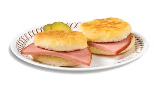 Waffle House 2 City Ham Biscuits Price & Calories
