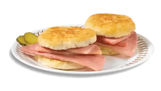 2 COUNTRY HAM BISCUITS